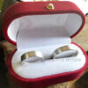 Argollas Matri Planas Semi Brillo Plata Ley 980 Rennes - Imagen 2