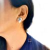 Aros Clip Click Ostra Plata Fina 925 Mujer Earcuff - Imagen 2