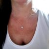 Dije Colgante Libelula + Cadenita Plata Fina 925 Collar - Imagen 2
