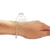Pulsera Bolitas Pelotitas Clasica Plata Fina 925 Juvenil - Imagen 3