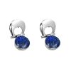 Aros Lapislazuli Plata Nacional 950 Tornillo Mujer