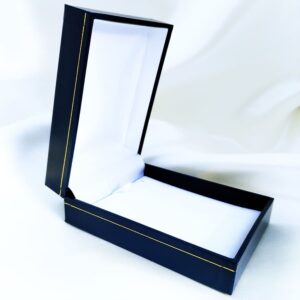 Caja Estuche Azul Para Joyas Medianas