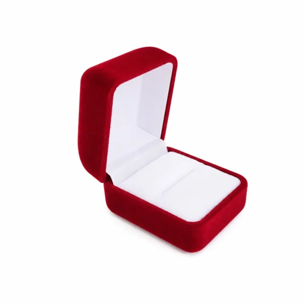Caja De Terciopelo Para Anillos Aros Joyas
