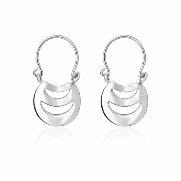 Aros Chaway Carterita Mapuche Plata Fina 925 Mujer