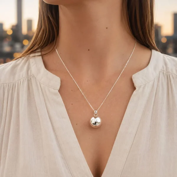 Collar Llamador De Angeles Plata Fina 925 Con Sonido