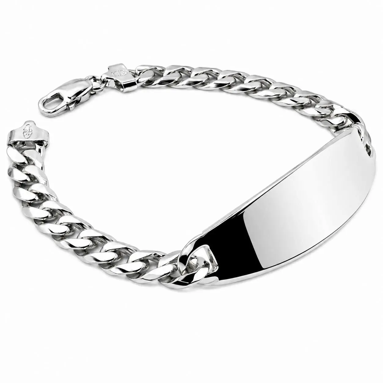 Pulsera Grumet Piocha Brazalete Gruesa Plata Fina 925 Hombre - Imagen 2