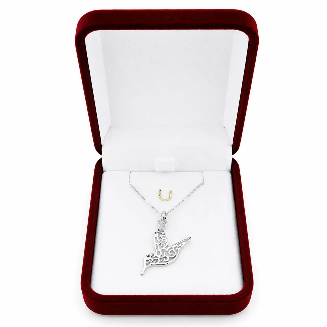 Colgante Colibri Dije Con Cadena Plata Fina 925 Mujer - Imagen 3