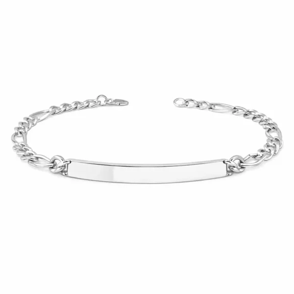 Pulsera Piocha Figaro Plata Nacional 980 Juvenil Hombre