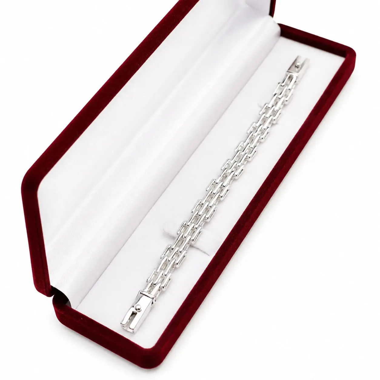 Pulsera Phanter Plata Ley 980 Broche Cajon Vintage Clasica - Imagen 3