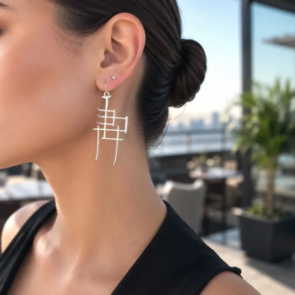 Aros De Plata Ley 980 Minimalista Elegantes